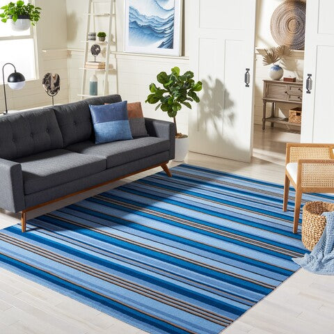 safavieh clearance striped kilim stk601m blue rug