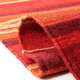 safavieh clearance striped kilim stk601q red rug