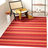 safavieh clearance striped kilim stk601q red rug