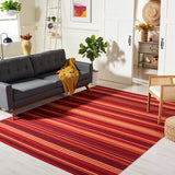 safavieh clearance striped kilim stk601q red rug