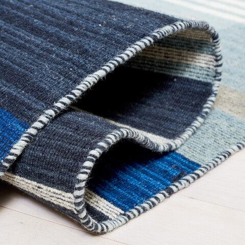 safavieh clearance striped kilim stk703n navy rug