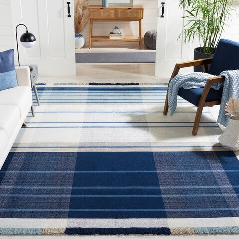 safavieh clearance striped kilim stk707m blue rug