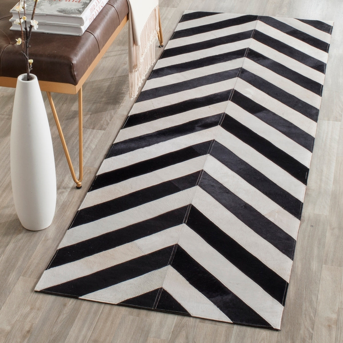 safavieh clearance studio leather stl122a black rug