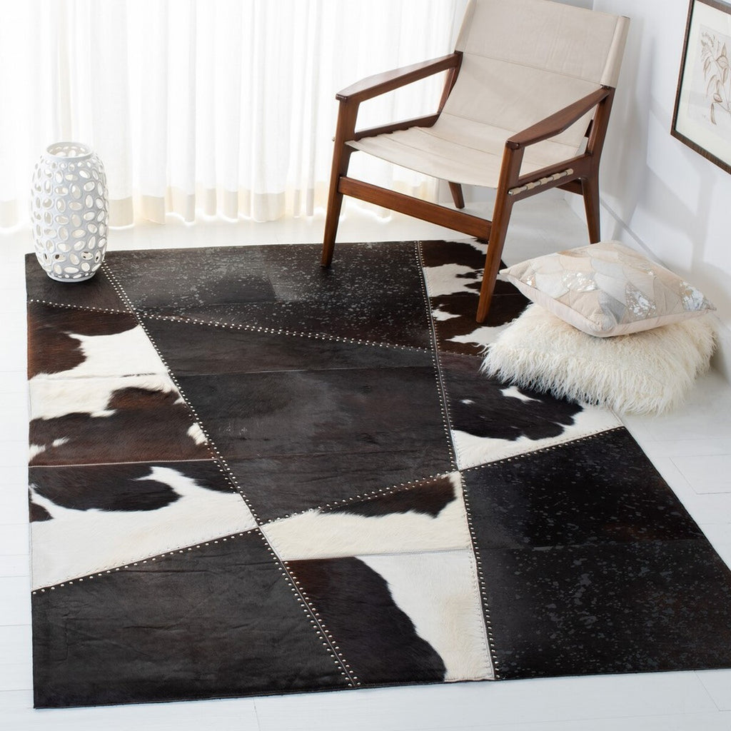 safavieh clearance studio leather stl184t dark brown rug