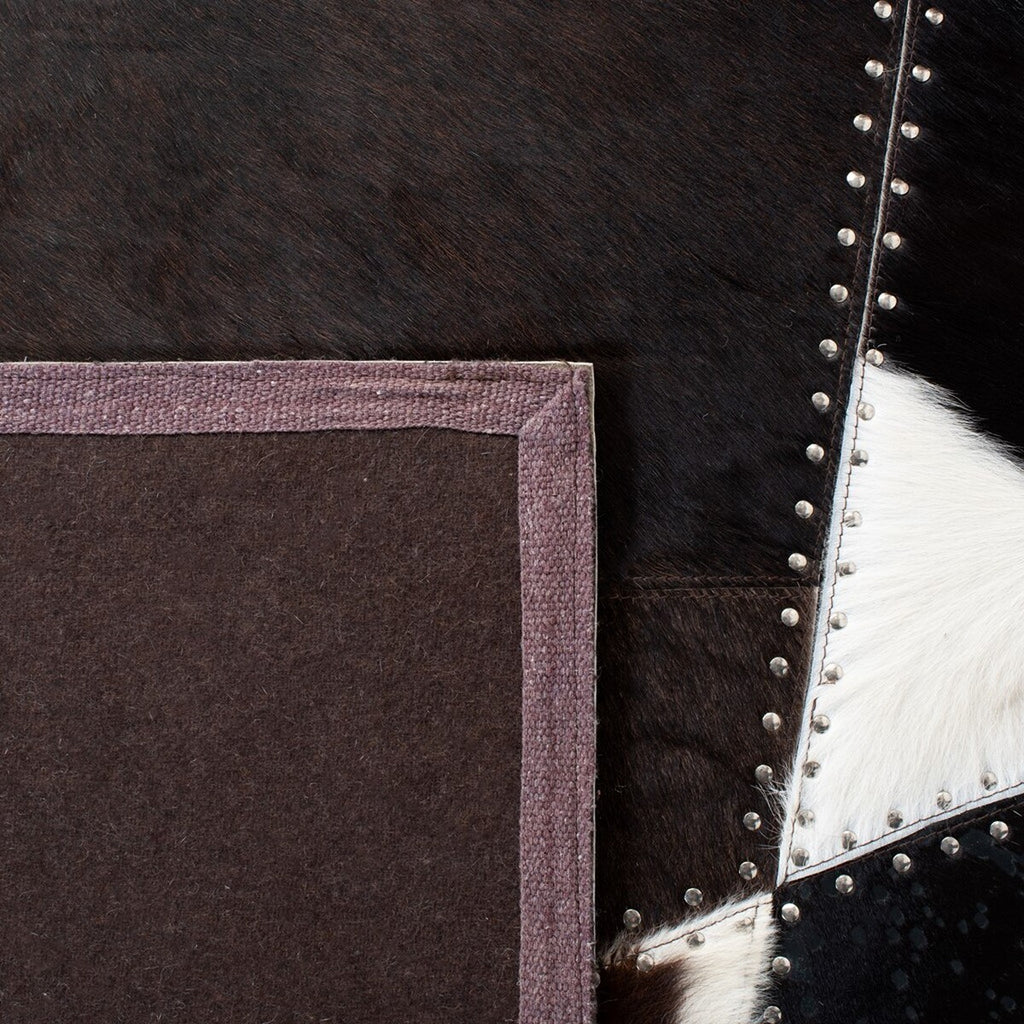 safavieh clearance studio leather stl184t dark brown rug