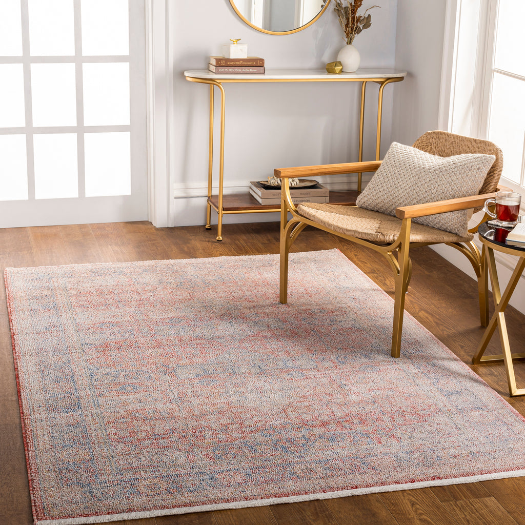 surya subtle sub 2300 light red rug