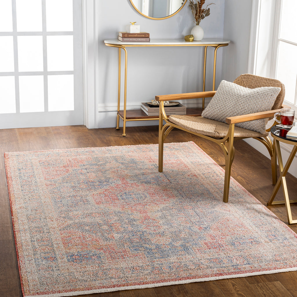 surya subtle sub 2312 light red rug