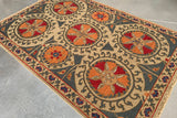 Tibet Rug Company Suzani Sun Palace SUZANI3 Sand Rug