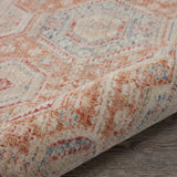 nourison homestead hms01 brick rug