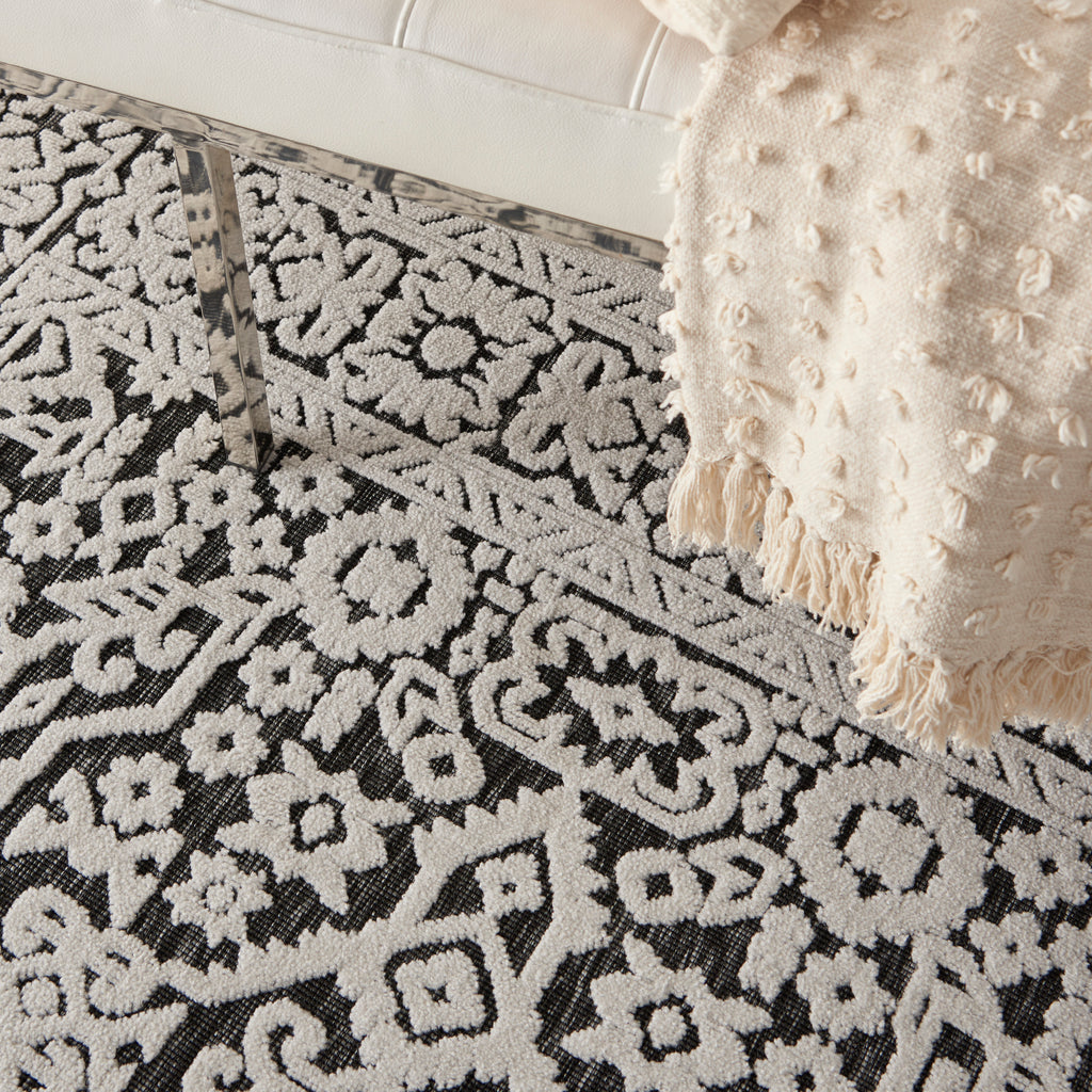nourison key largo klg04 dark grey rug