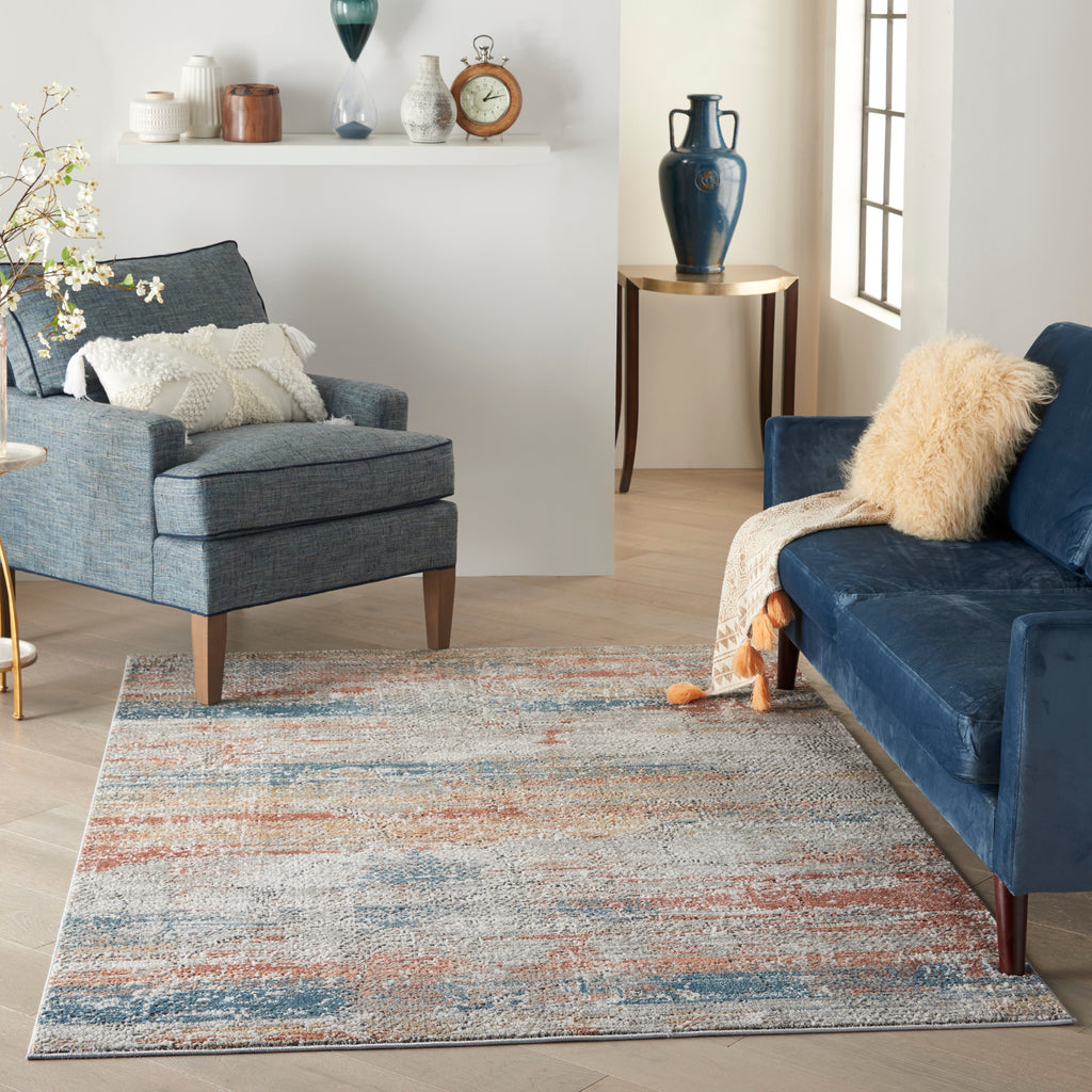 nourison rustic textures rus11 multicolor rug