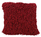 nourison shag tr223 red pillow