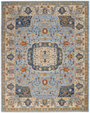 nourison majestic mst03 light blue rug