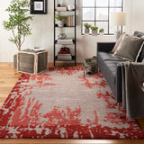 Nourison Clearance Symmetry SMM02 Beige/Red Rug
