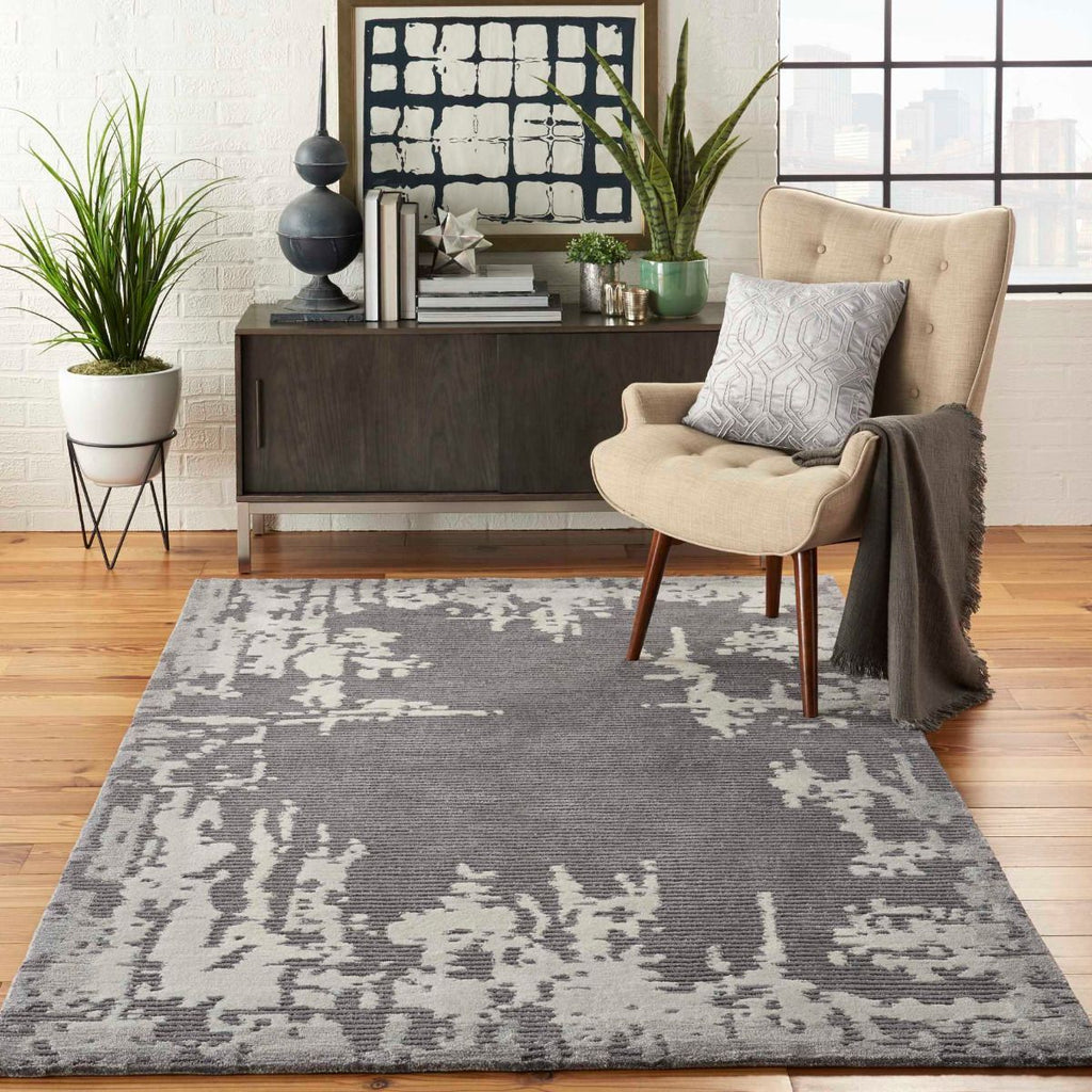 Nourison Clearance Symmetry SMM02 Grey/Beige Rug