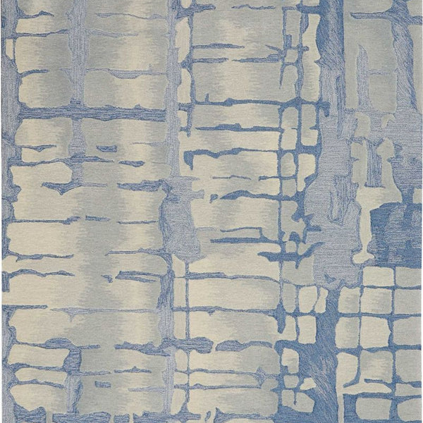 Nourison Clearance Symmetry SMM04 Blue/Grey Rug