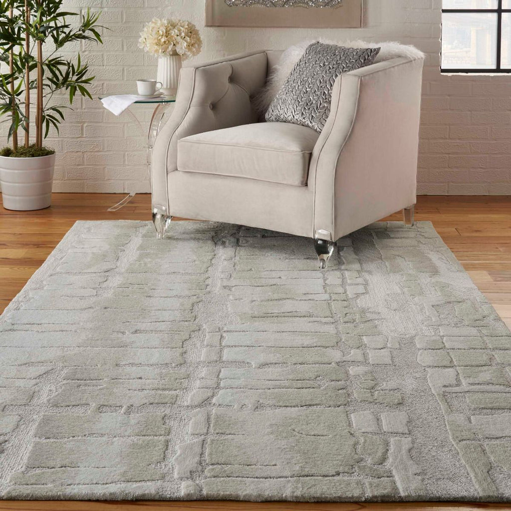 Nourison Symmetry SMM04 Ivory/Beige Rug