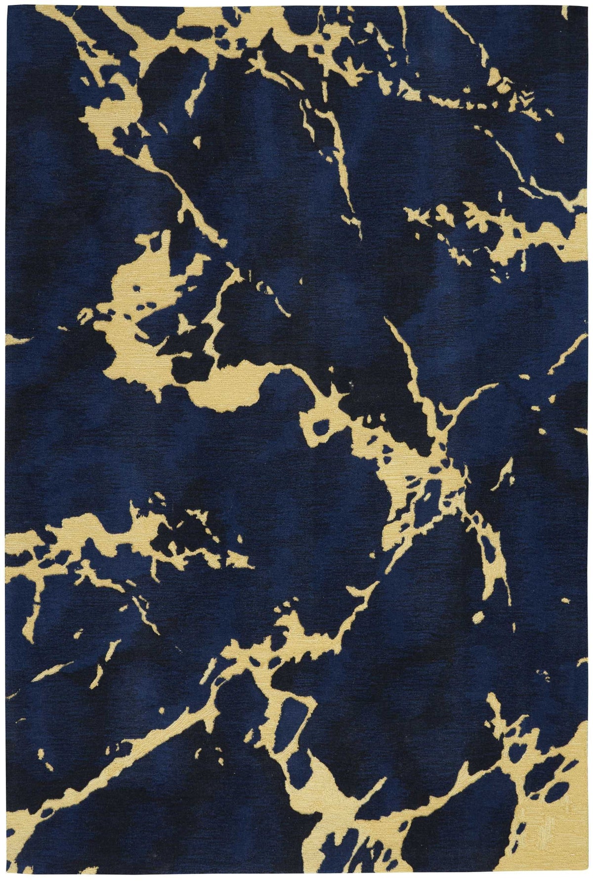Nourison Clearance Symmetry SMM09 Navy Rug