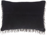 nourison luminescence z0727 black pillow