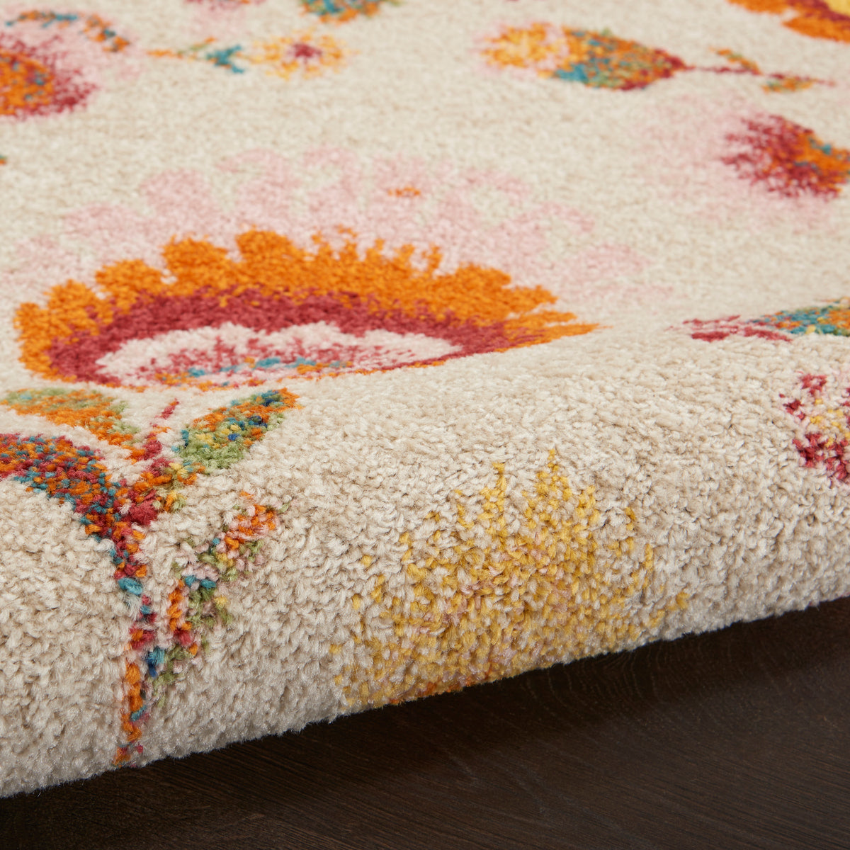 nourison allur alr08 ivory multicolor rug