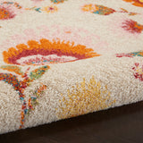 nourison allur alr08 ivory multicolor rug