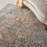 nourison majestic mst01 beige blue rug
