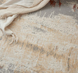 nourison ck005 enchanting ech02 grey rust rug