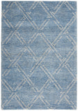 nourison venosa vsn01 blue ivory rug