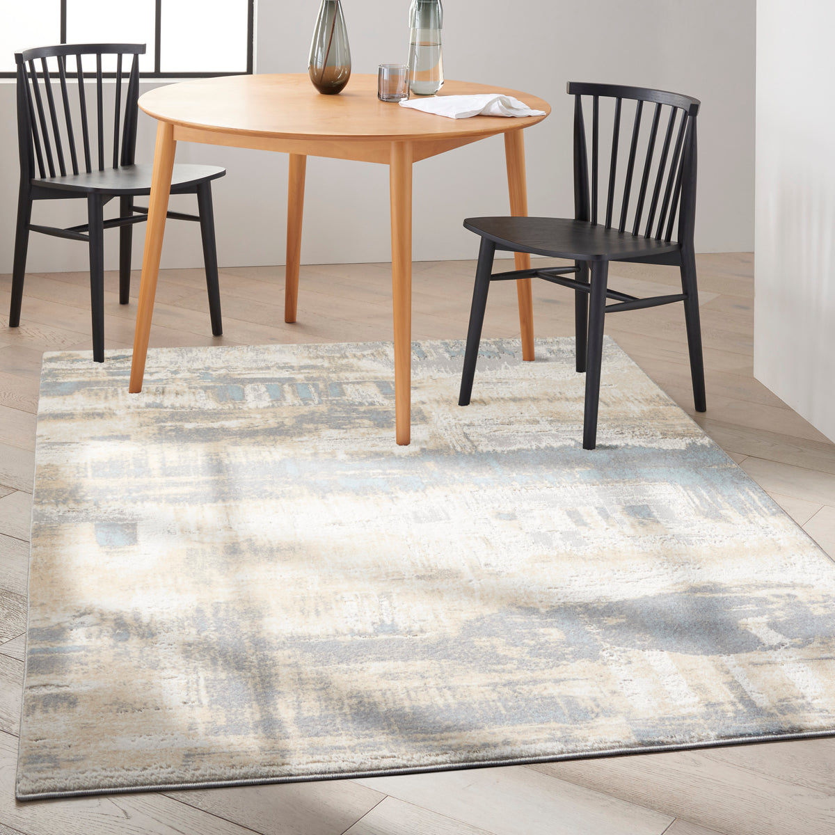 nourison ck005 enchanting ech02 ivory seaglass rug