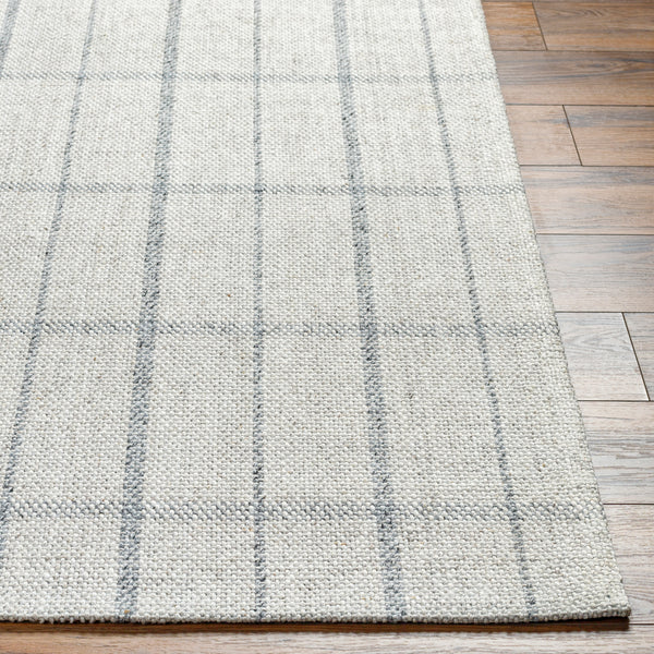 surya tartan tar 2304 light grey rug