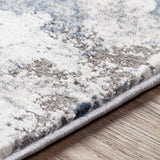 Surya Tibetan Navy Rug | Light Gray Rugs | Rugs Done Right 