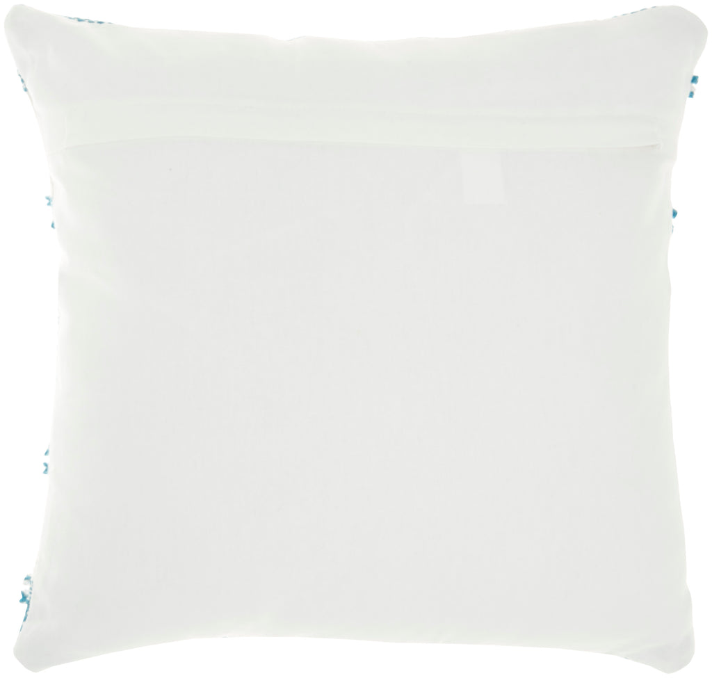 nourison outdoor vj088 turquoise pillow