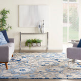 nourison aloha alh17 blue grey rug
