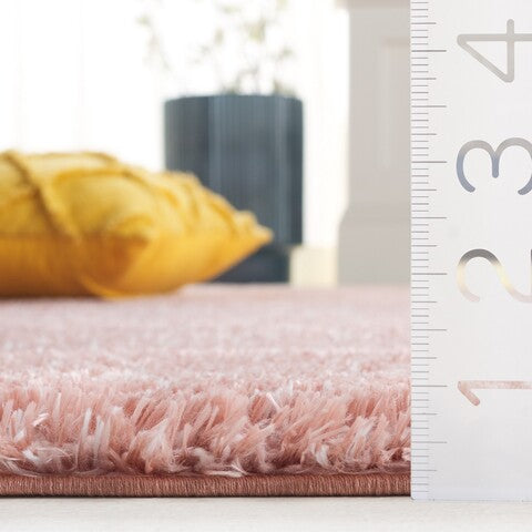 safavieh clearance tahoe shag tho653u pink rug
