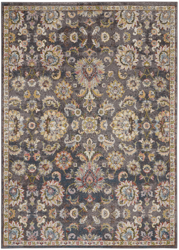 nourison soraya sor02 charcoal multi rug