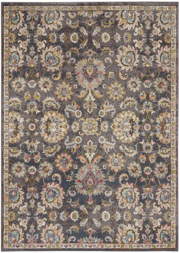 nourison soraya sor02 charcoal multi rug