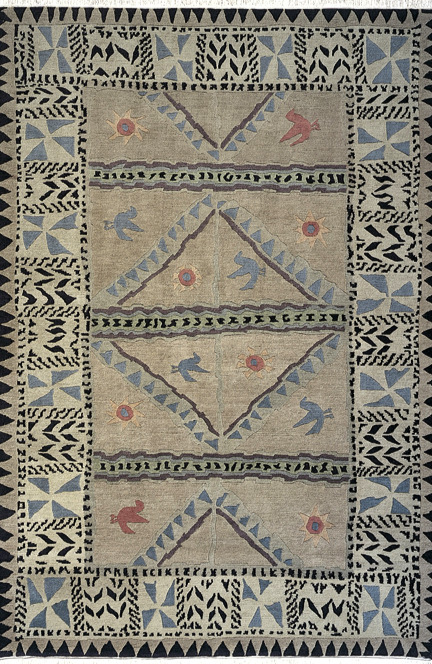 Tibet Rug Company Kilimanjaro SUNDIAL Khaki Rug