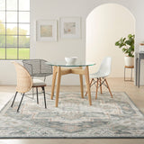 nourison parisa psa01 grey sage rug