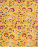 nourison allur alr08 yellow multicolor rug