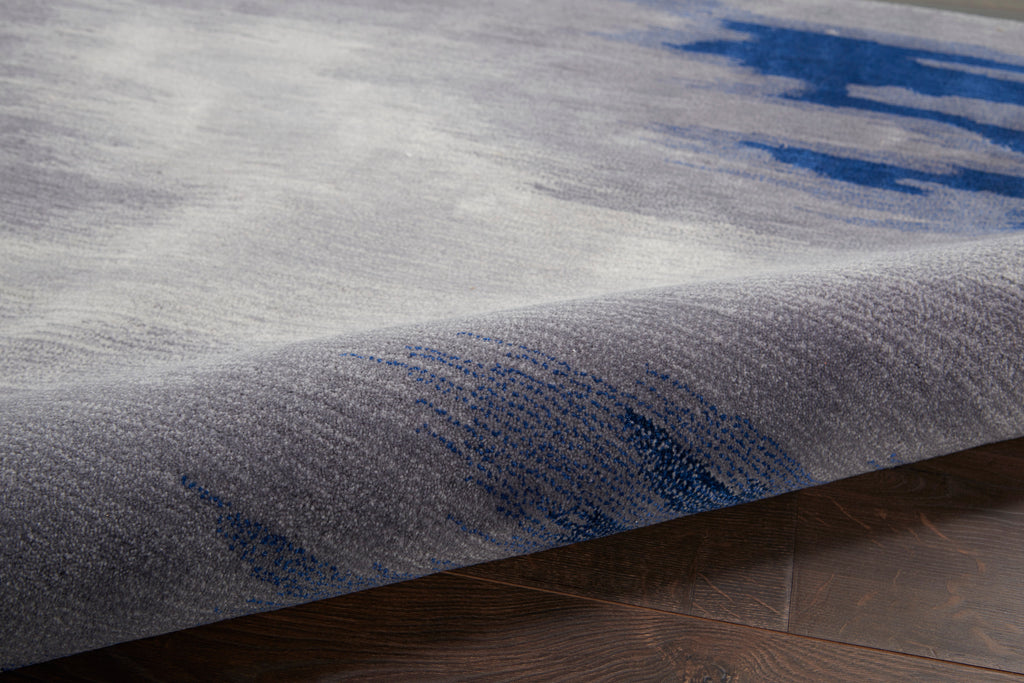 nourison symmetry smm10 grey blue rug