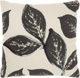 nourison life styles sh031 charcoal pillow