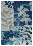 Nourison Sale Tranquil TRA01 Navy/Light Blue Rug