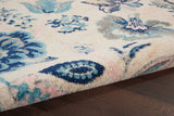 Nourison Sale Tranquil TRA02 Ivory/Light Blue Rug