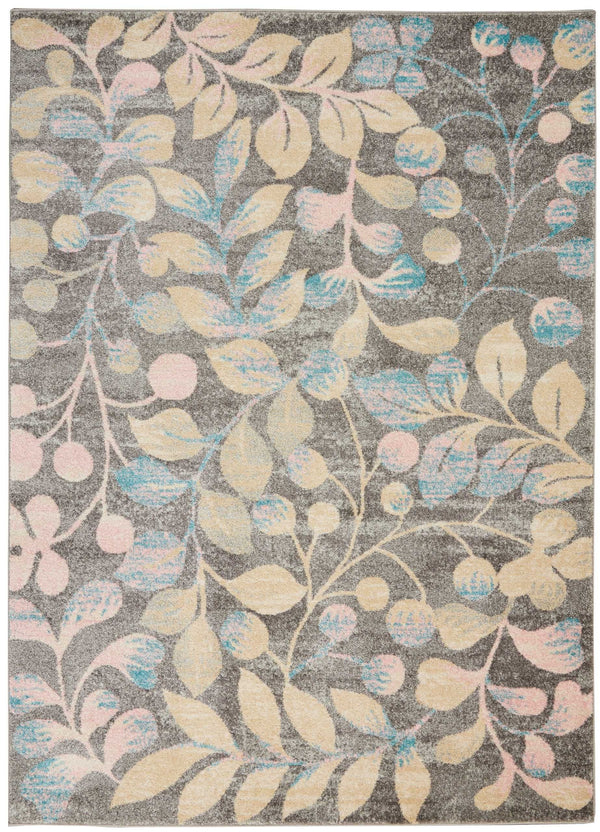 Nourison Sale Tranquil TRA03 Grey/Beige Rug