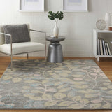 Nourison Sale Tranquil TRA03 Grey/Beige Rug