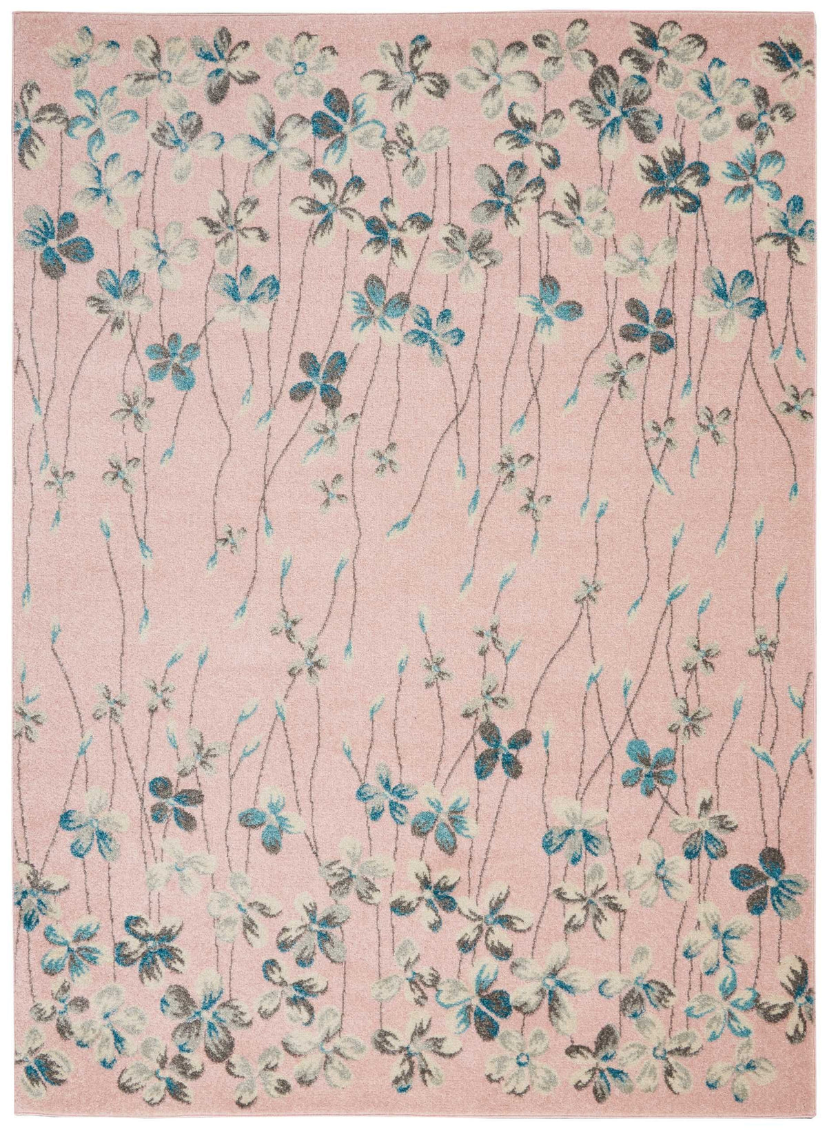 Nourison Sale Tranquil TRA04 Pink Rug