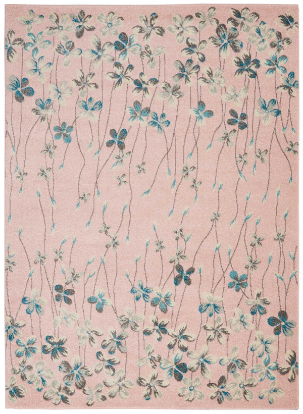 Nourison Sale Tranquil TRA04 Pink Rug