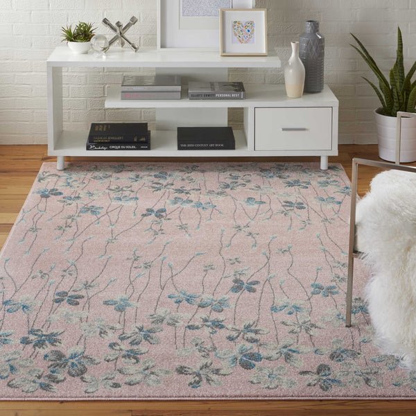 Nourison Sale Tranquil TRA04 Pink Rug