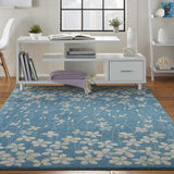 Nourison Sale Tranquil TRA04 Turquoise Rug