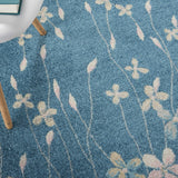 Nourison Sale Tranquil TRA04 Turquoise Rug